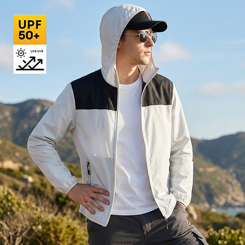 Cycling Commute Jacket - Summer Men's Sunscreen Jacket Ultra Light