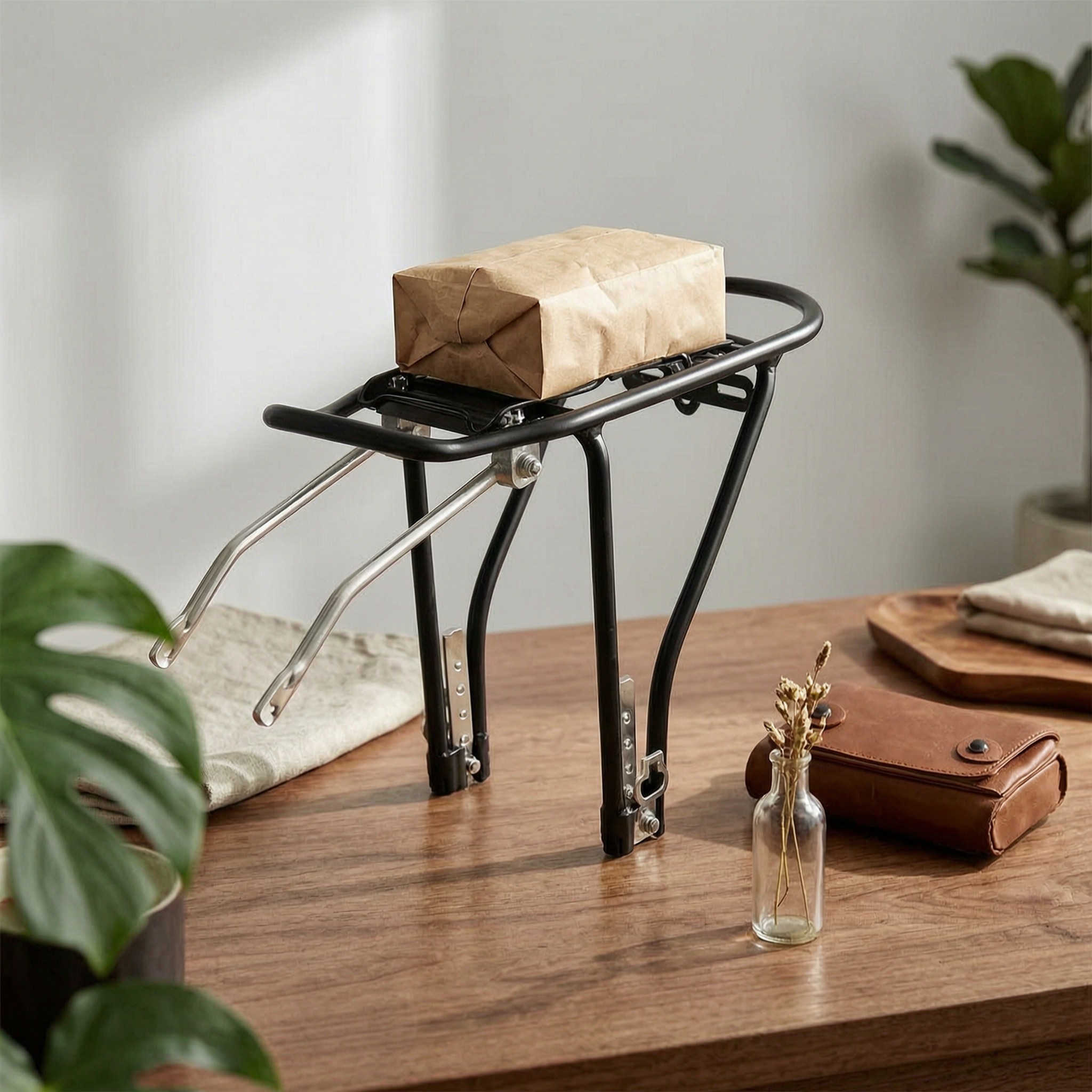 Commuter Biking - Folding Bike Rear Rack High Capacity