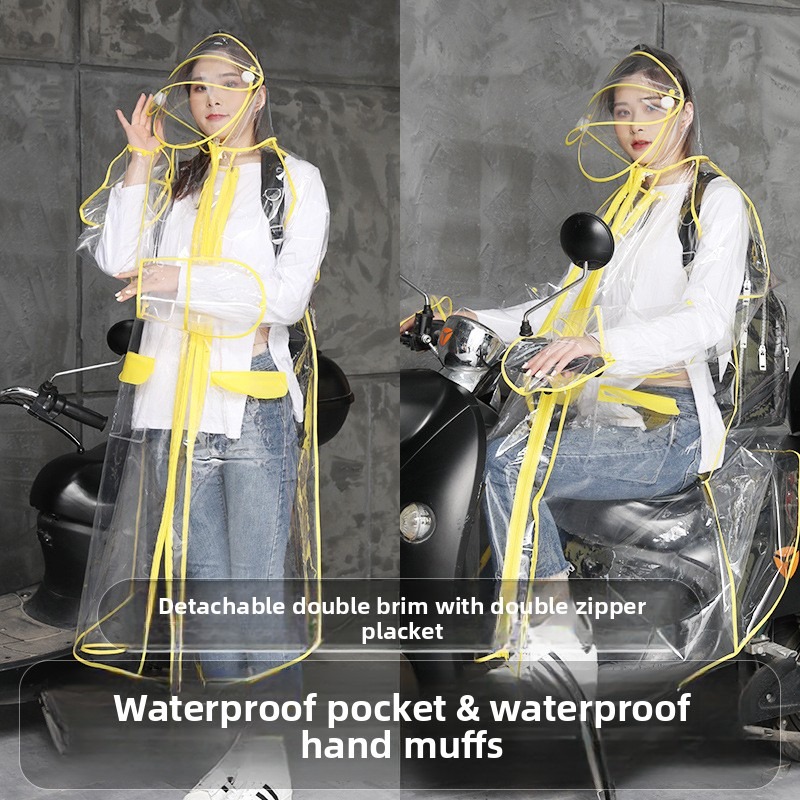 Transparent EVA Rain Poncho Ho – Cycling Commute In Rain Bewertung und Preis