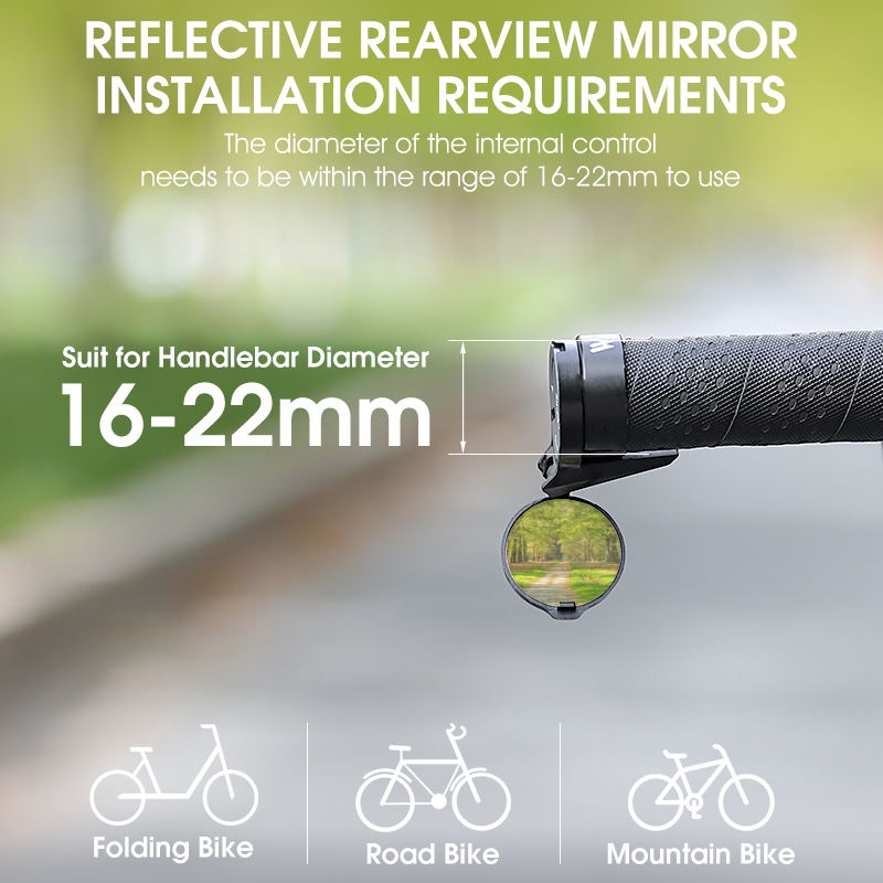WEST BIKING HD Bike Rearview M – Mirror Handlebar Convex Bewertung und Preis