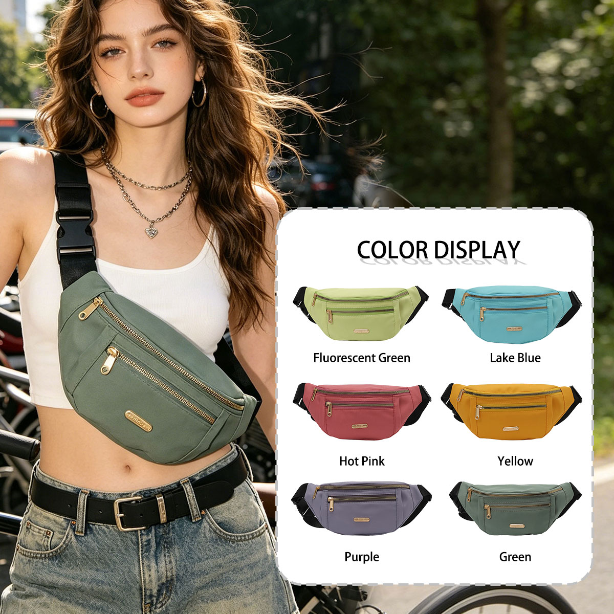 Fashion Casual Solid Color Wom – Cycling Commute Bag Bewertung und Preis