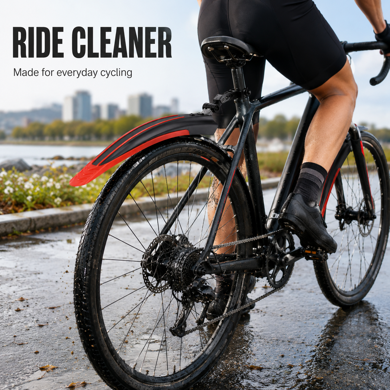 PINMOAP 2PCS Bicycle Mudguard  – Cycling Commute In Rain Bewertung und Preis