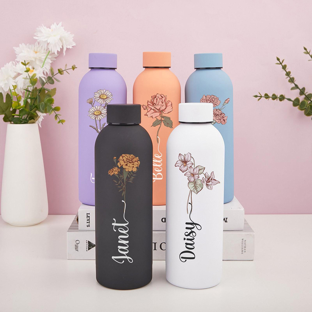 Customized floral water bottle – Commuting By Bike Bewertung und Preis