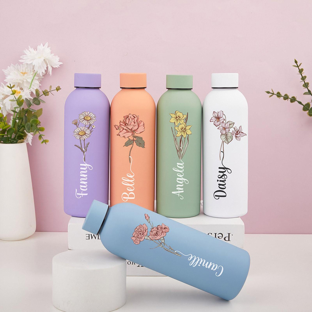 Customized floral water bottle – Commuting By Bike Bewertung und Preis