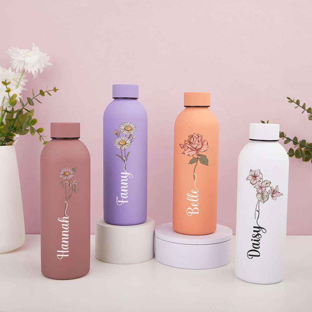 Customized floral water bottle – Commuting By Bike Bewertung und Preis