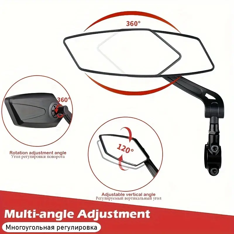 2pcs Motorcycle Handlebar Mirr – Mirror Handlebar Convex Bewertung und Preis