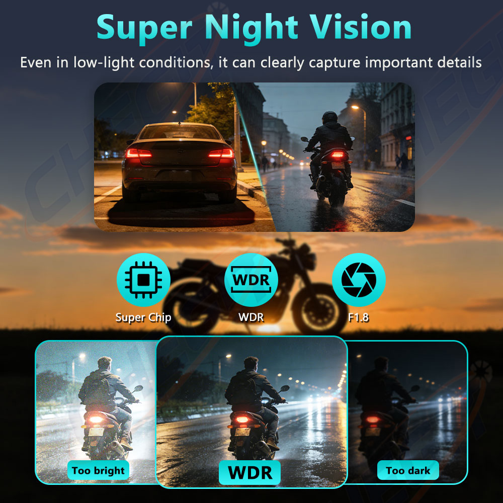 New 2K HD Motorcycle DVR Water – Cycling Loop Bewertung und Preis