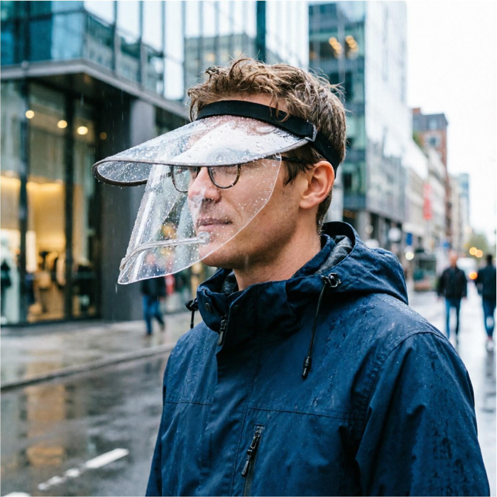 Rain Shield For Face Wide Brim – Cycling Commute In Rain Bewertung und Preis