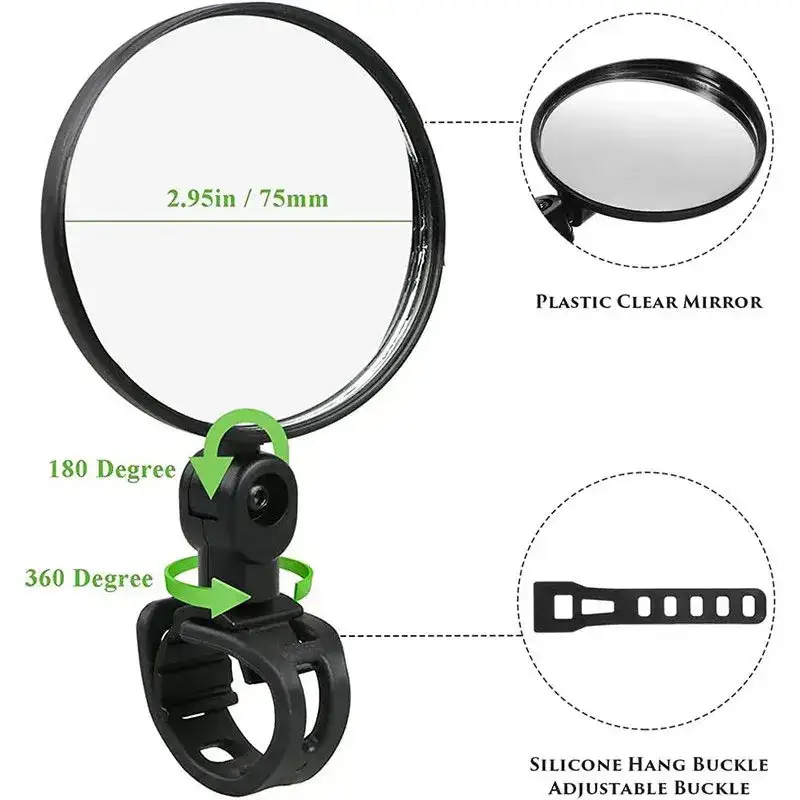 Universal Bicycle Rearview Mir – Mirror Handlebar Convex Bewertung und Preis
