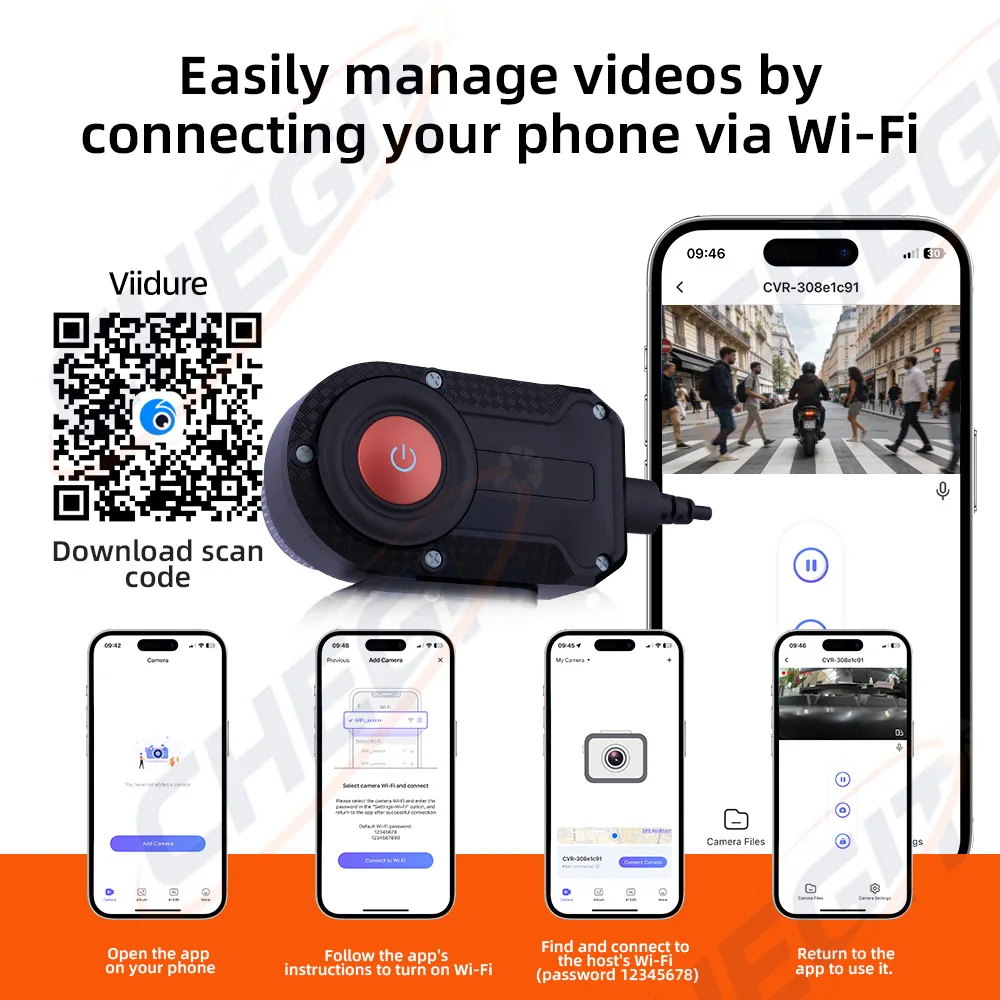 New 2K HD Motorcycle DVR WiFi  – Cycling Loop Bewertung und Preis