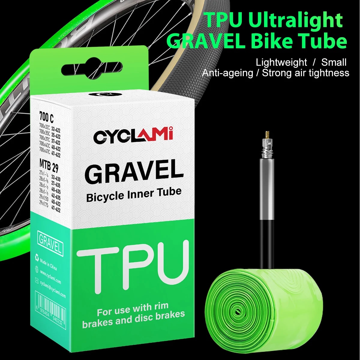 CYCLAMI Ultralight Road MTB 29 – Inner Tube 700C Bewertung und Preis