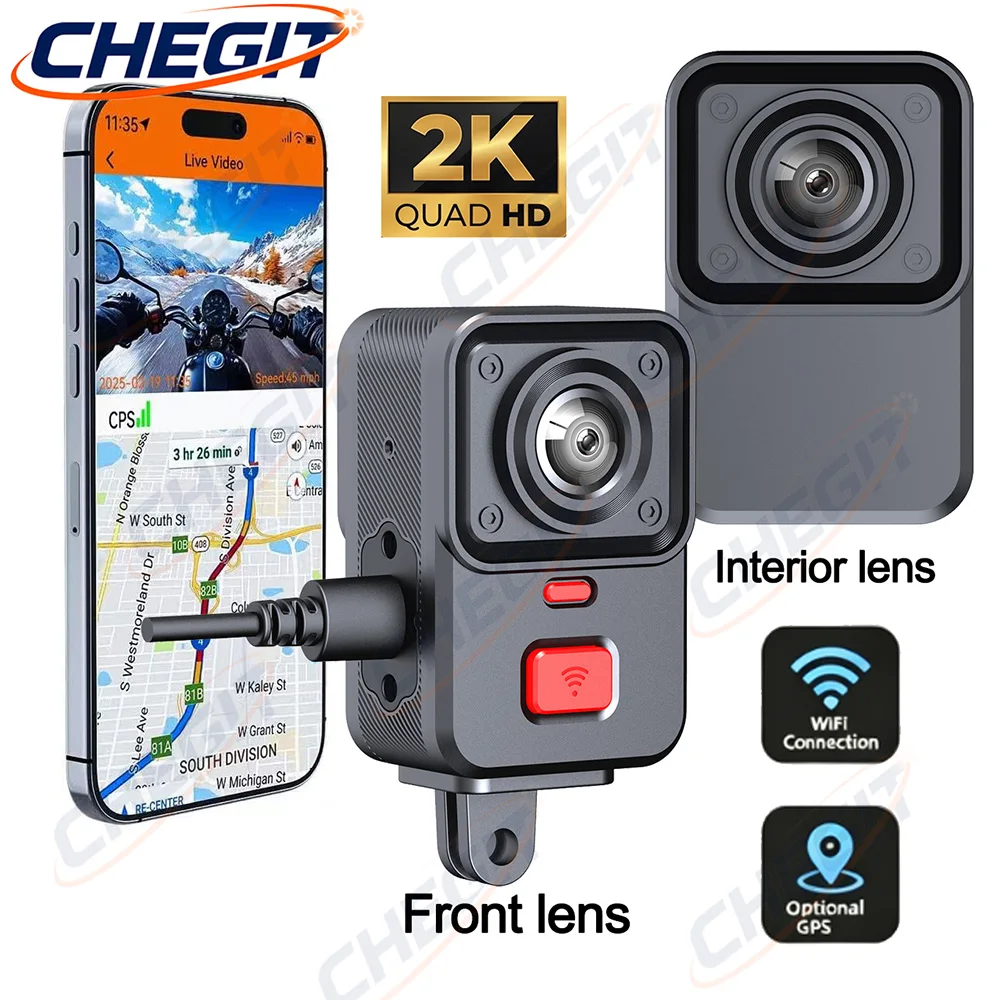 2 Camera Motorcycle DVR 2K HD  – Cycling Loop Bewertung und Preis