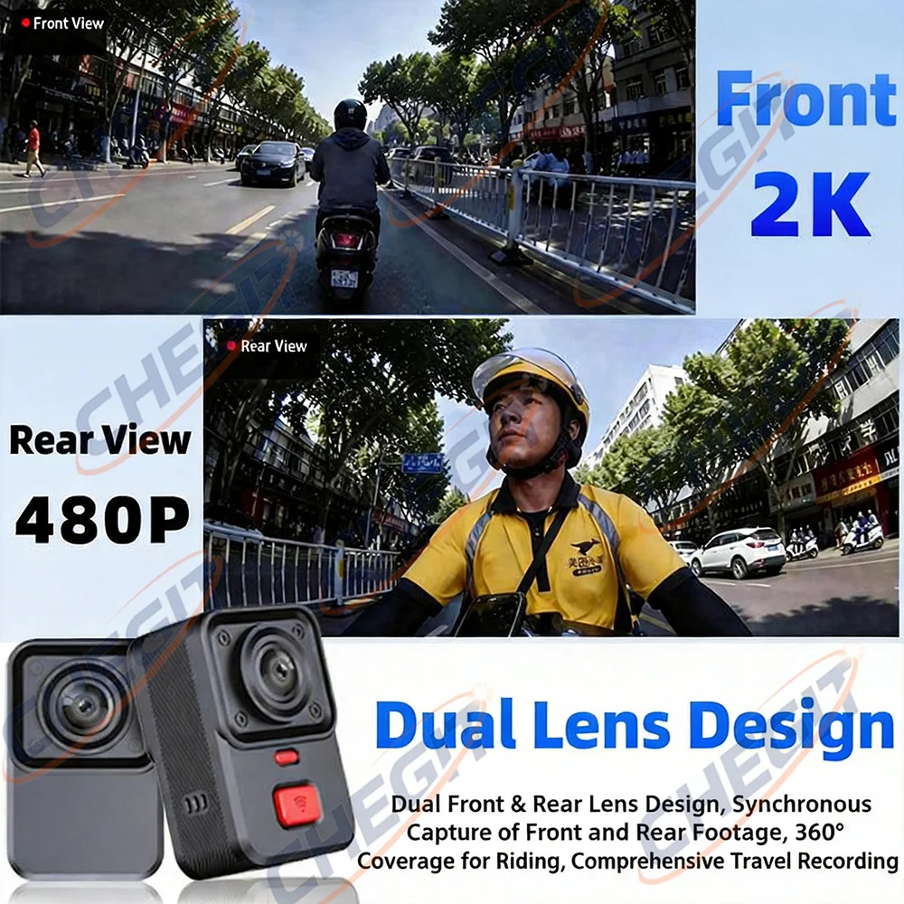 2 Camera Motorcycle DVR 2K HD  – Cycling Loop Bewertung und Preis