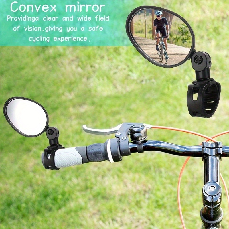 1/2PCS  Bike Mirrors, Acrylic  – Mirror Handlebar Convex Bewertung und Preis