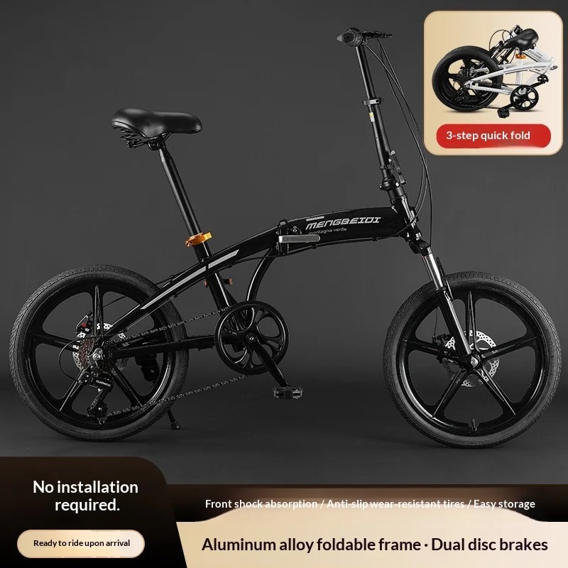 Adult Folding Bike - 20 Inch L – Commuter Biking Bewertung und Preis