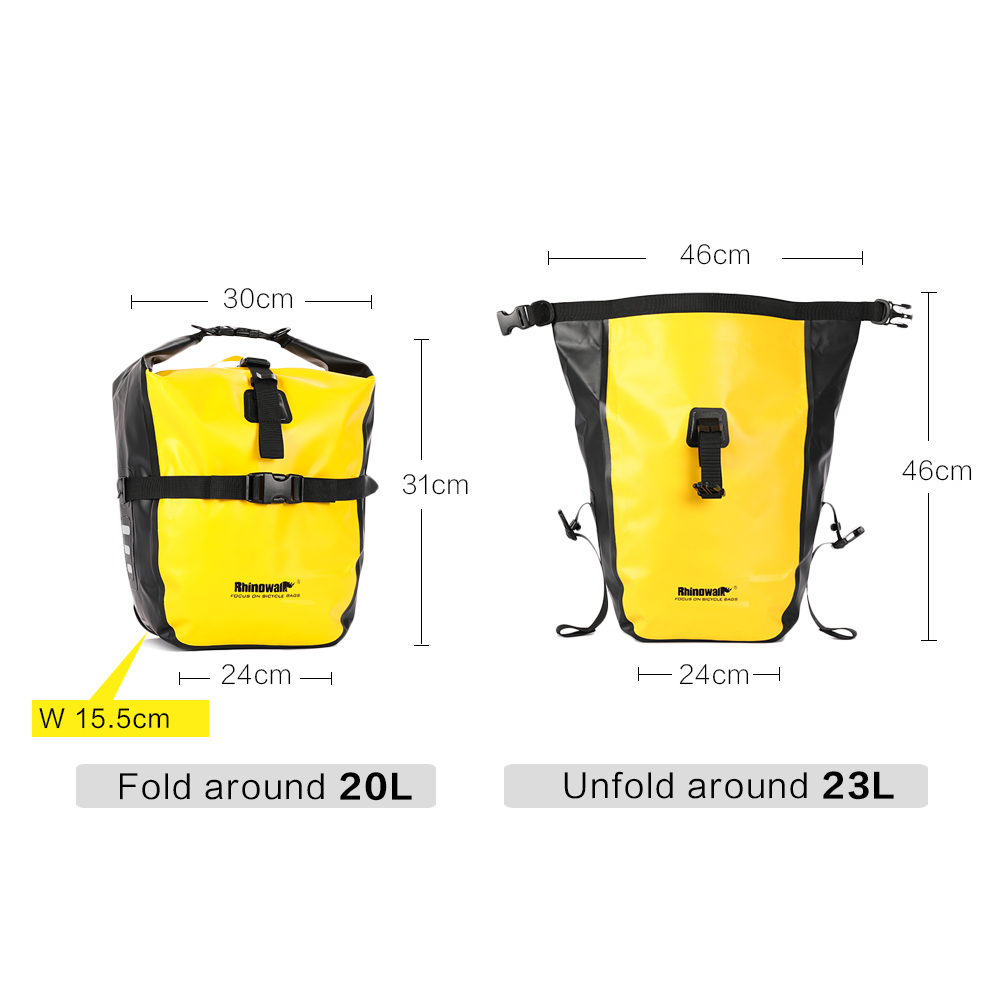 Rhinowalk 20L Bicycle Pannier  – Cycling Journey Bewertung und Preis