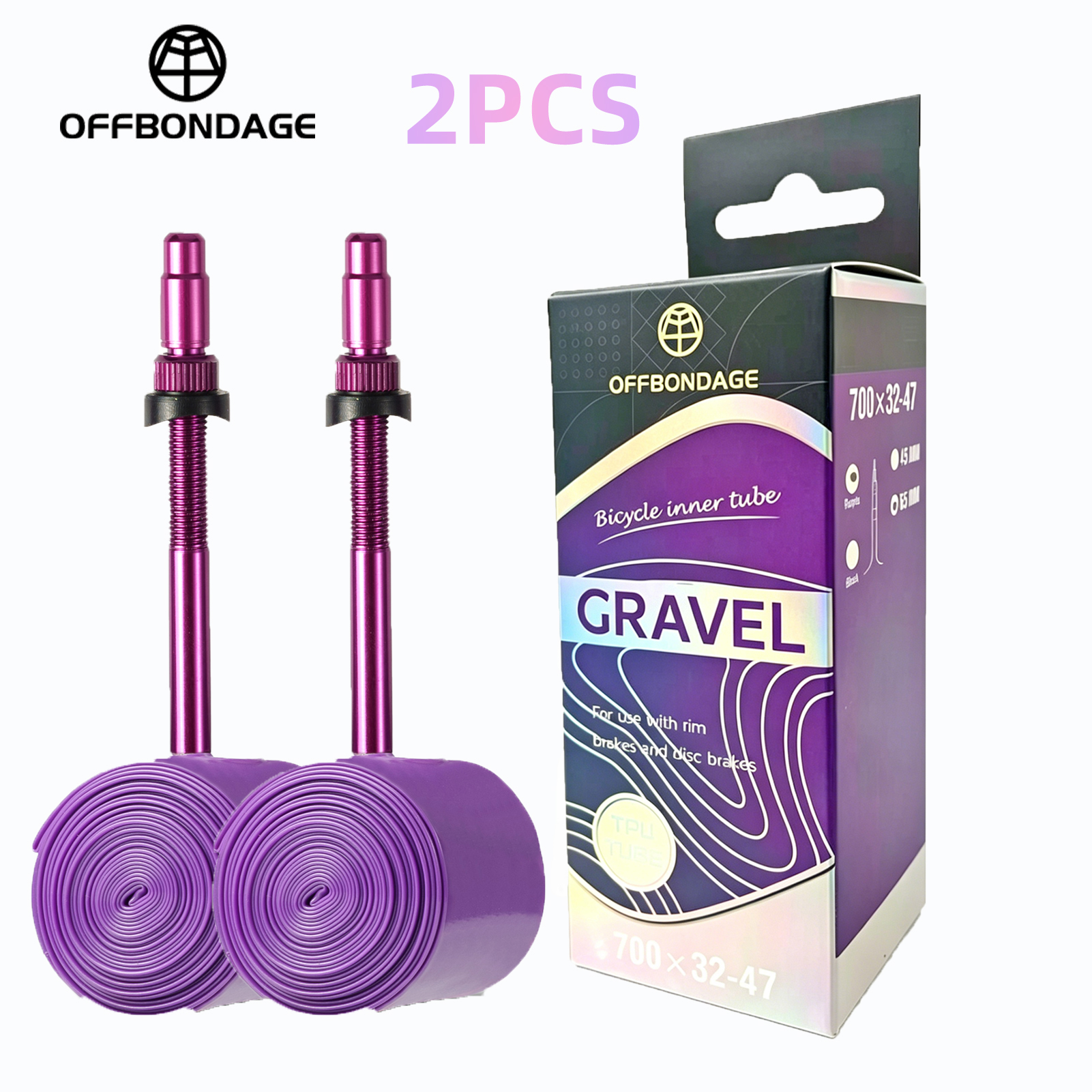 OFFBONDAGE 2pcs Bike TPU Inner – Inner Tube 700C Bewertung und Preis