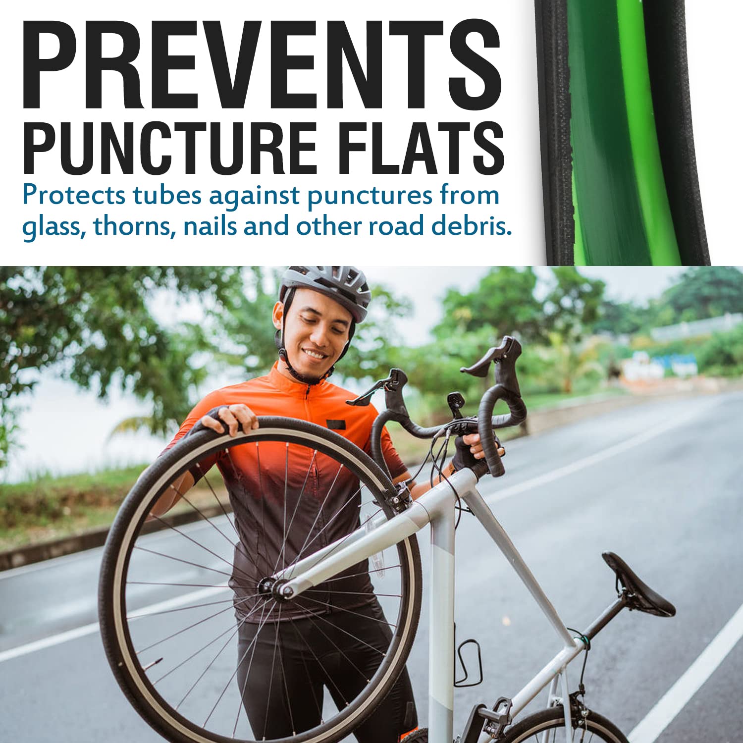 Bike Tire Liner-Help Prevent F – Inner Tube 700C Bewertung und Preis