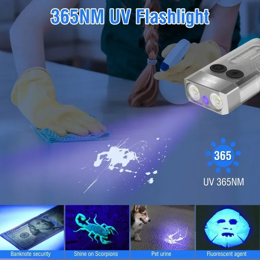 BORUiT V10 Keychain UV LED EDC – Cycling To Work Bewertung und Preis