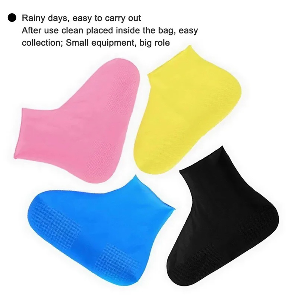 1 Pair Reusable Rubber Rain Bo – Cycling Commute In Rain Bewertung und Preis