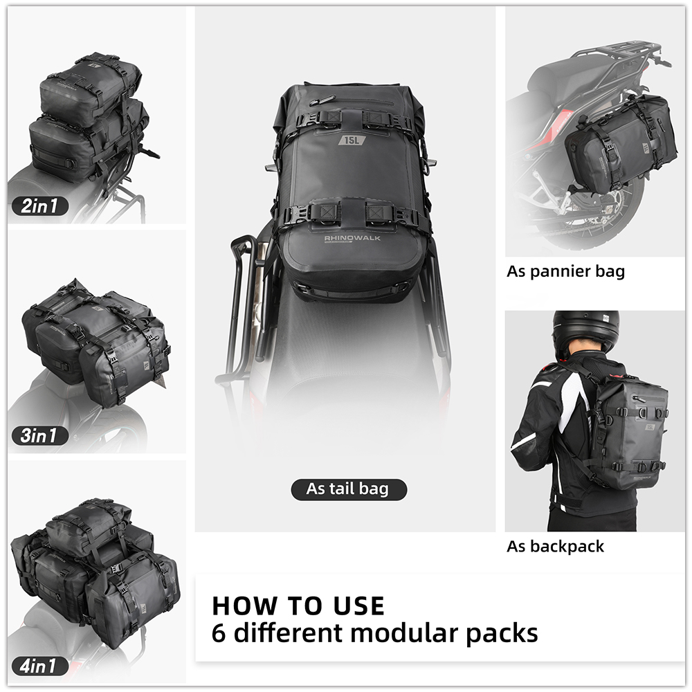 Rhinowalk Motorcycle Tail Bag  – Cycling Commute Backpack Bewertung und Preis