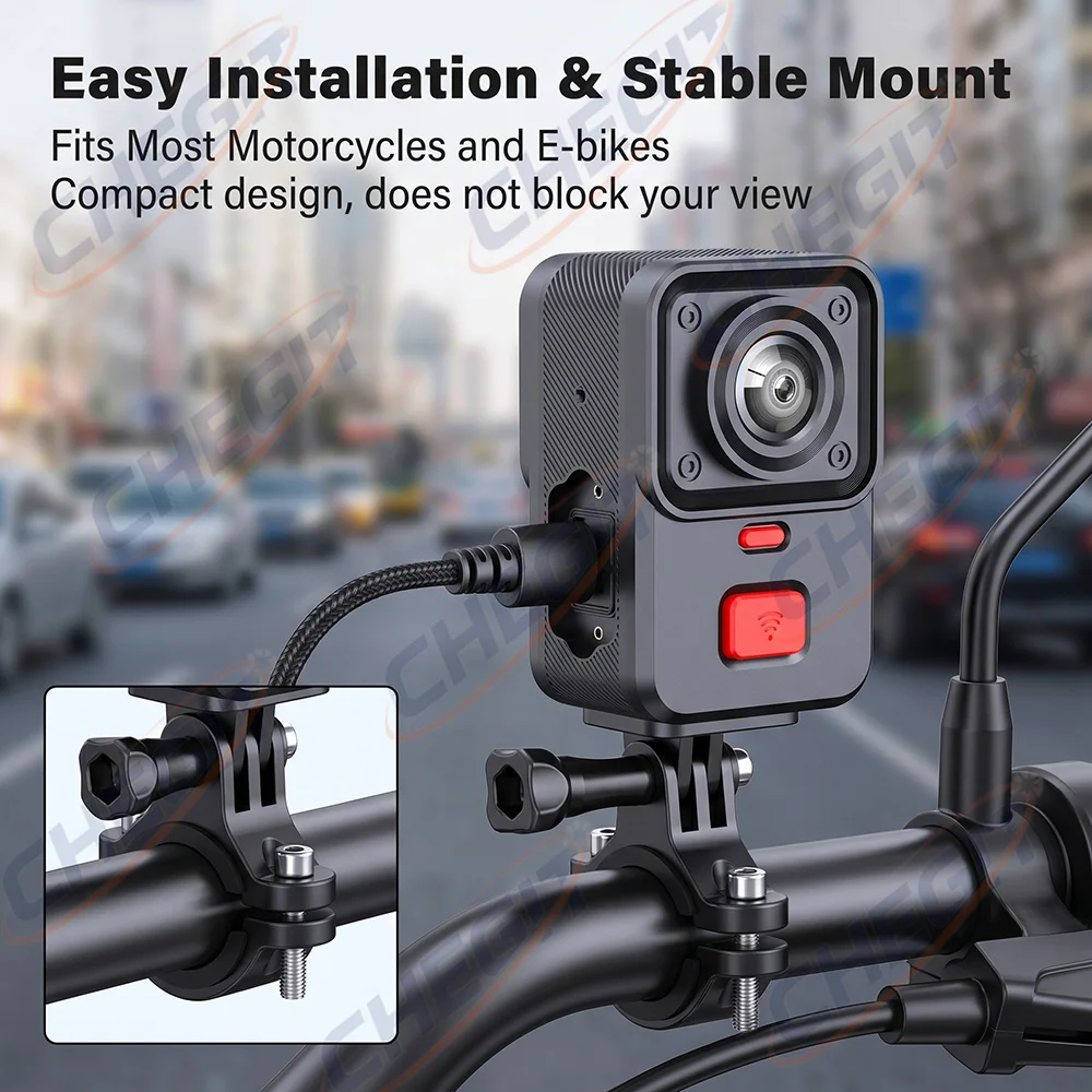 2 Camera Motorcycle DVR 2K HD  – Cycling Loop Bewertung und Preis