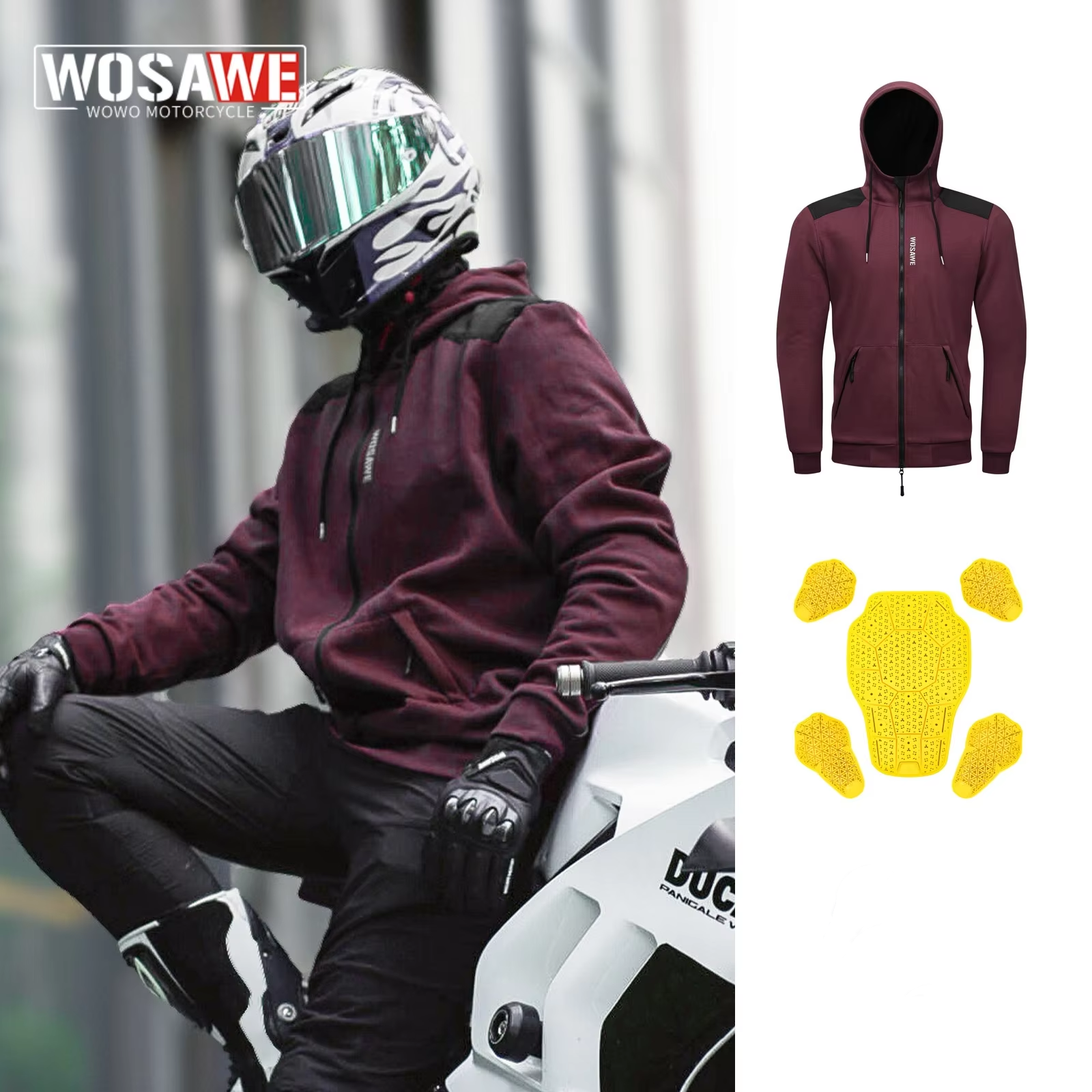 WOSAWE New Motorcycle Jacket W – Cycling Commute Jacket Bewertung und Preis