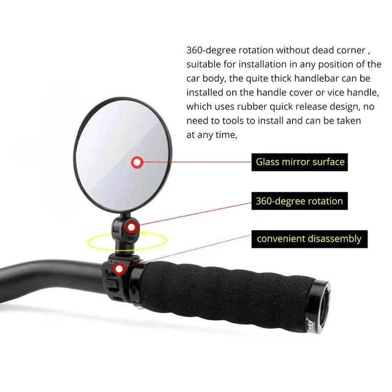 Bicycle Rearview Handlebar Mir – Mirror Handlebar Convex Bewertung und Preis