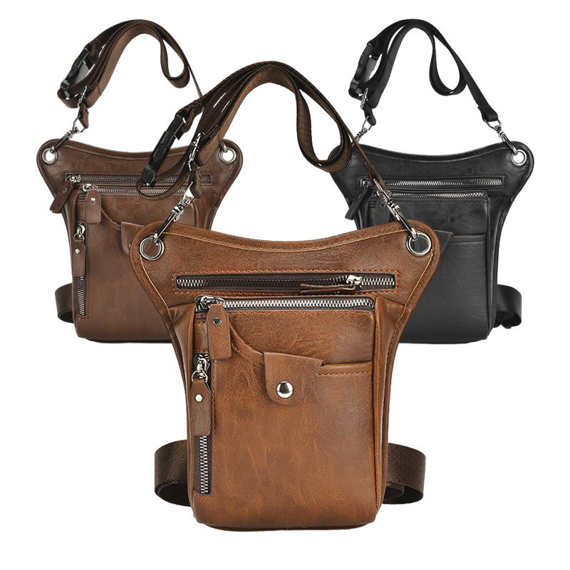 Vintage Pu Leather Waist Pack  – Cycling Commute Bag Bewertung und Preis