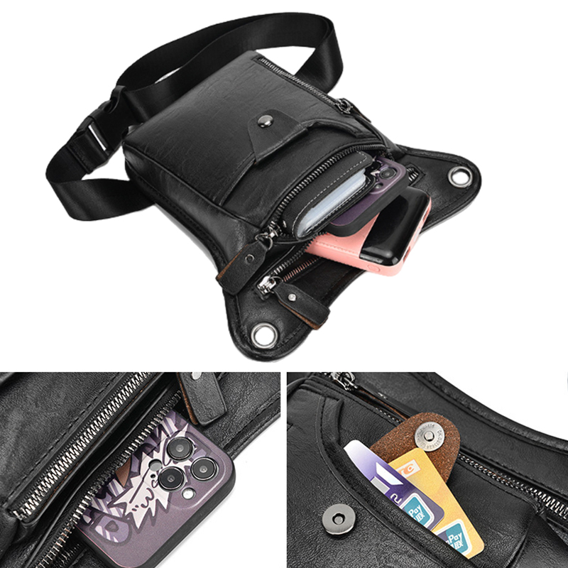 Vintage Pu Leather Waist Pack  – Cycling Commute Bag Bewertung und Preis