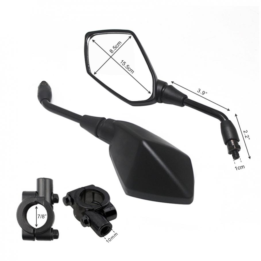 2Pcs Universal Motorcycle Conv – Mirror Handlebar Convex Bewertung und Preis