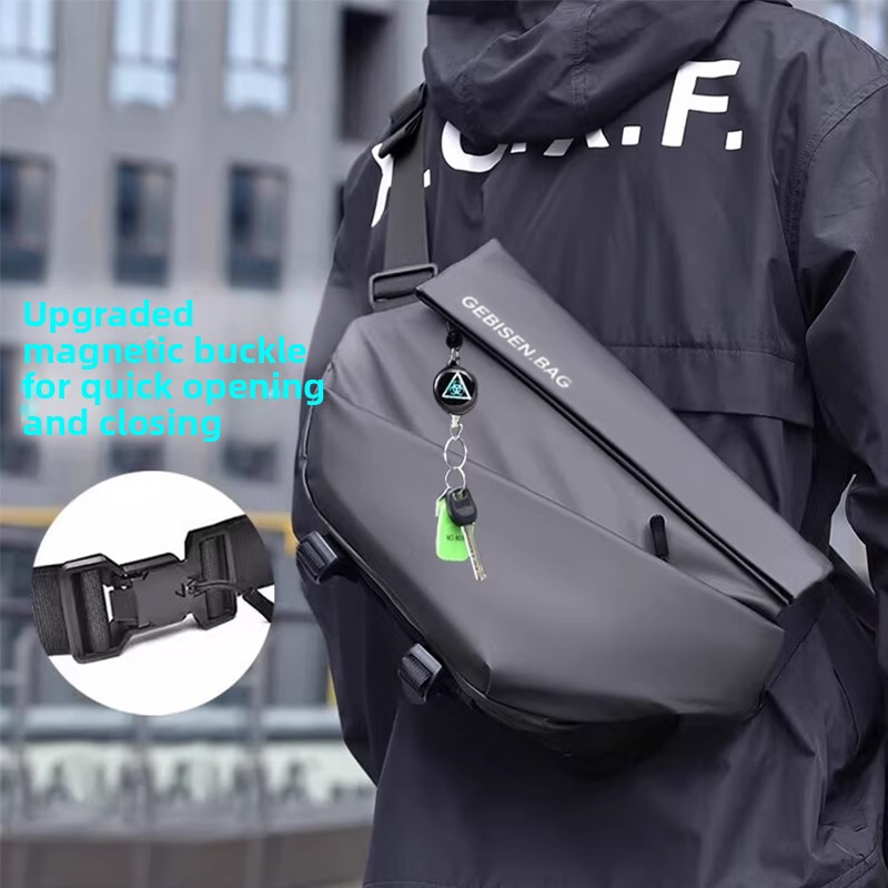 Magnetic Buckle Men Crossbody  – Cycling Commute Bag Bewertung und Preis