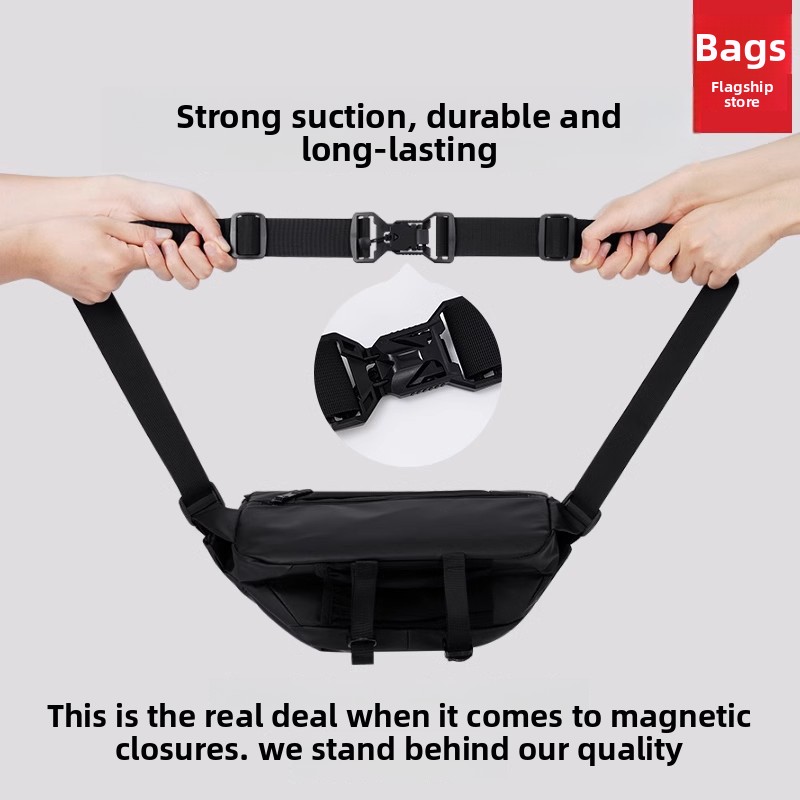 Magnetic Buckle Men Crossbody  – Cycling Commute Bag Bewertung und Preis
