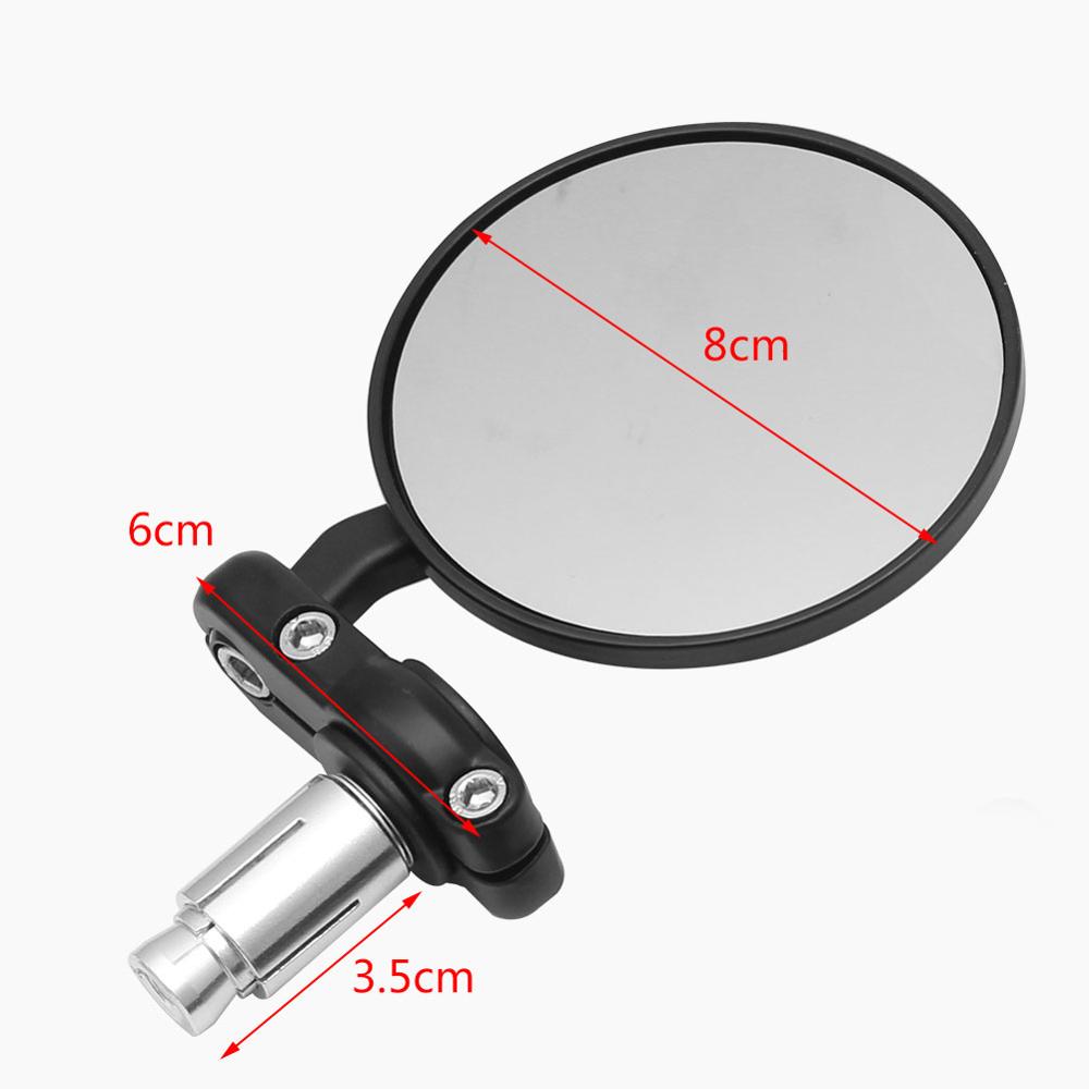 2pcs Motorcycle Mirror Round B – Mirror Handlebar Convex Bewertung und Preis