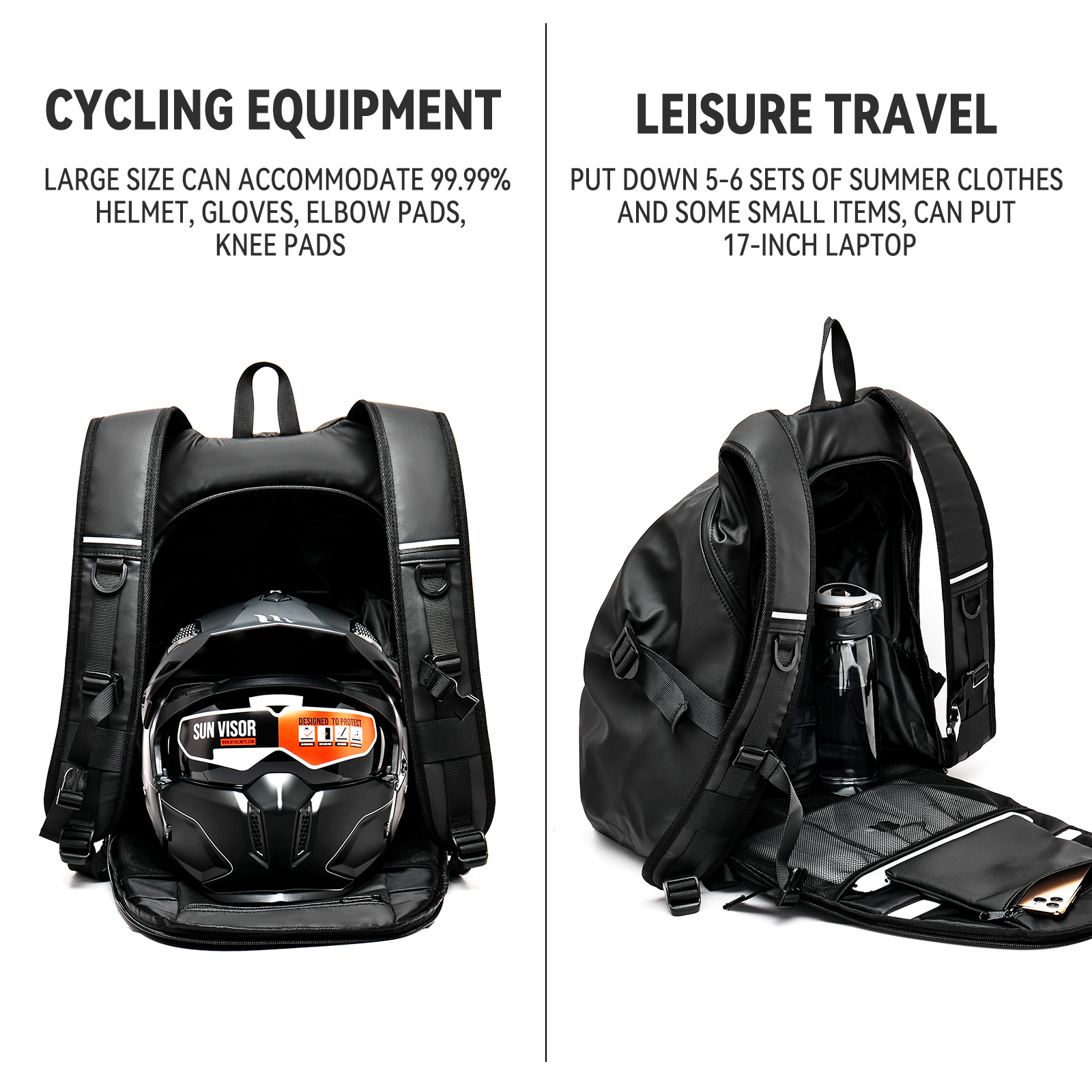 Helmet Backpack for Motorcycle – Cycling Commuter Backpack Bewertung und Preis